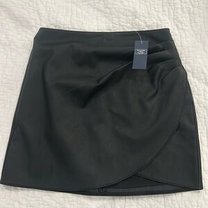 Abercrombie faux leather wrap skirt. NWT
